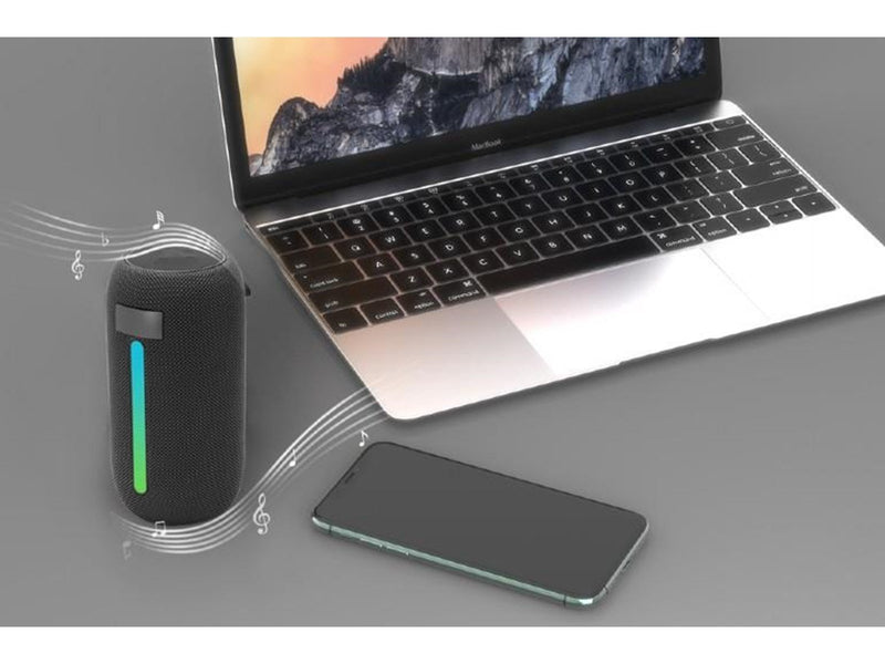 Gembird Bluetooth LED speaker black