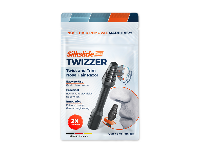 Silkslide Nasenhaartrimmer Pro Twizzer Double pack
