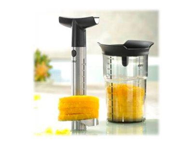 GEFU Pineapple Slicer Professional Plus Incl. Small Piece Cutter And Storage Container