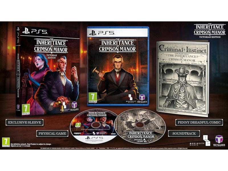 The Inheritance of Crimson Manor (Victorial Edition) - Sony PlayStation 5 - Puzzle - PEGI 7