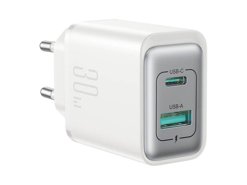Joyroom TCF15 Dual-Port (A+C) 30W Power Charger (white)