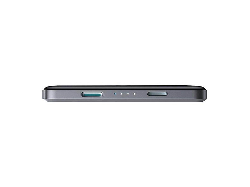 Joyroom magnetic powerbank JR-PBM08 20W 5000mAh slim (gray) Powerbank (Akku) - Grau - 5000 mAh
