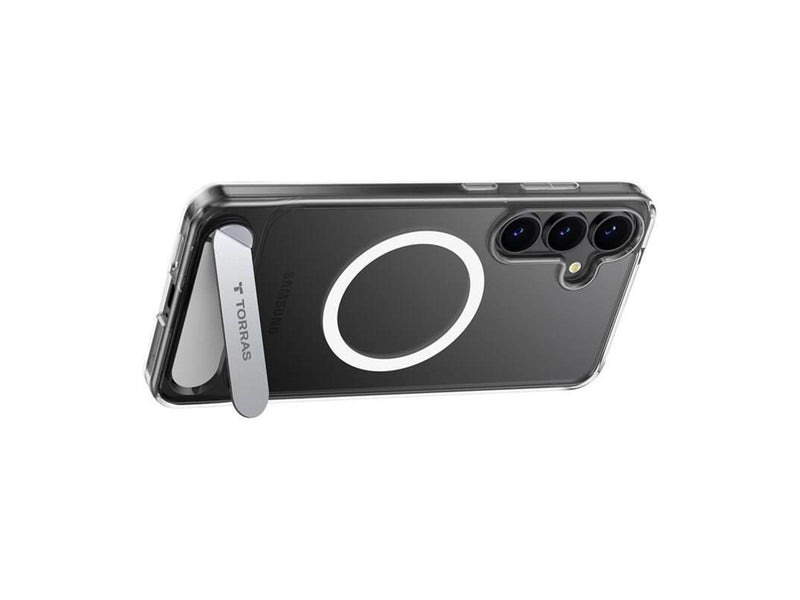 Torras Pstand Series phone case for Samsung S25 (transparent)