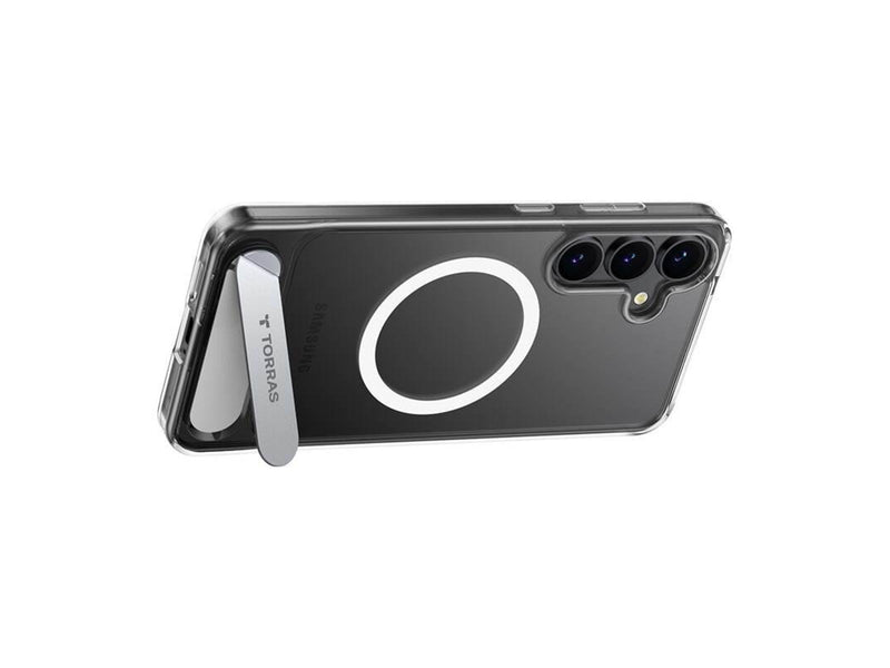 Torras Pstand Series phone case for Samsung S25 (transparent)