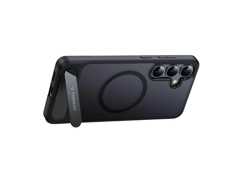 Torras Pstand Series phone case for Samsung S25 (black)