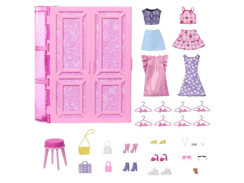 Barbie Dream Closet Toy Playset With Clothes & Accessories