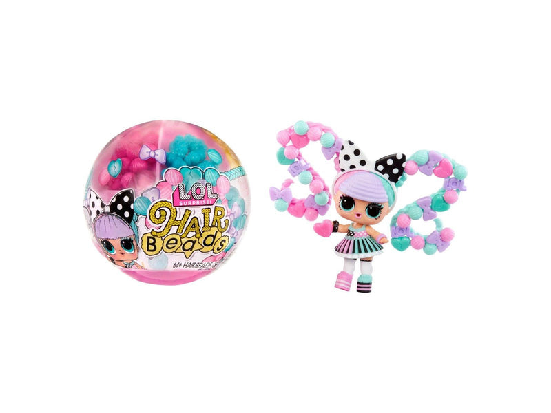 L.O.L. Surprise Hair Beads Play Figure in Ball