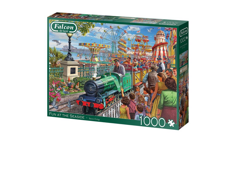 Jumbo Falcon Jigsaw Puzzle - Fun at the Seaside 1000pcs. Boden
