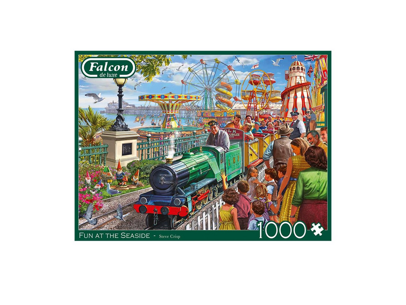 Jumbo Falcon Jigsaw Puzzle - Fun at the Seaside 1000pcs. Boden
