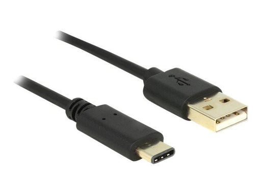 Delock Kabel USB 2.0 Typ-A Stecker > USB Type-C™ 2.0 Stecker 2,0 m schwarz