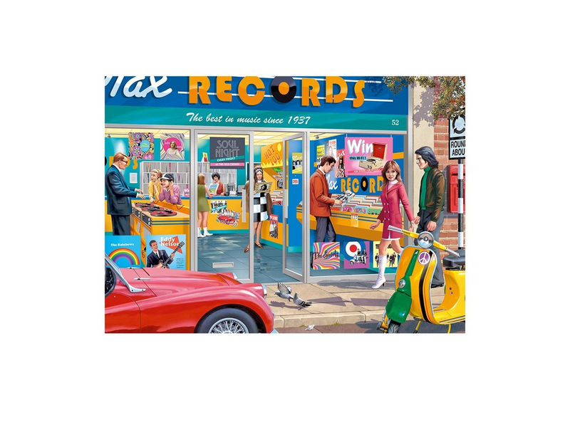 Jumbo Falcon Jigsaw Puzzle - The Record Shop 1000pcs. Boden