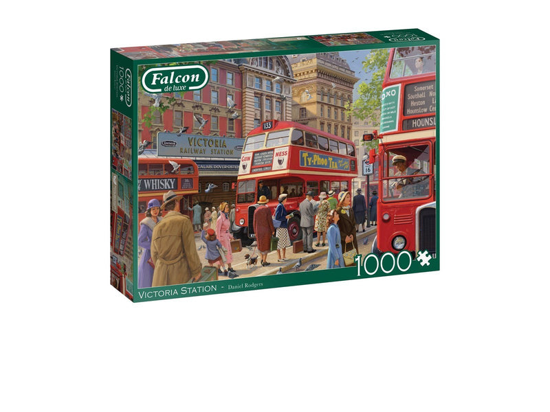 Jumbo Falcon Jigsaw Puzzle - Victoria Station 1000pcs. Boden