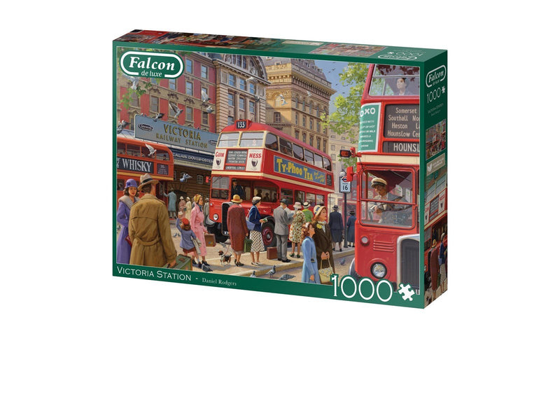 Jumbo Falcon Jigsaw Puzzle - Victoria Station 1000pcs. Boden