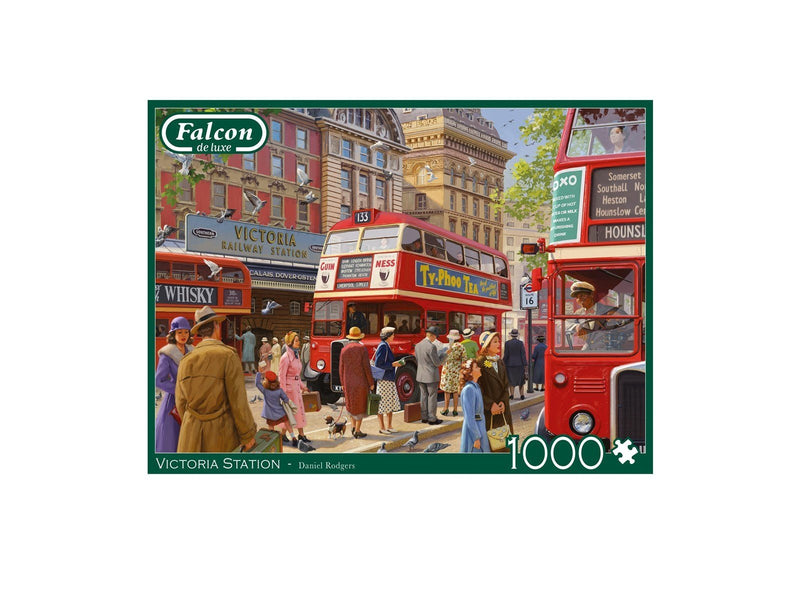 Jumbo Falcon Jigsaw Puzzle - Victoria Station 1000pcs. Boden