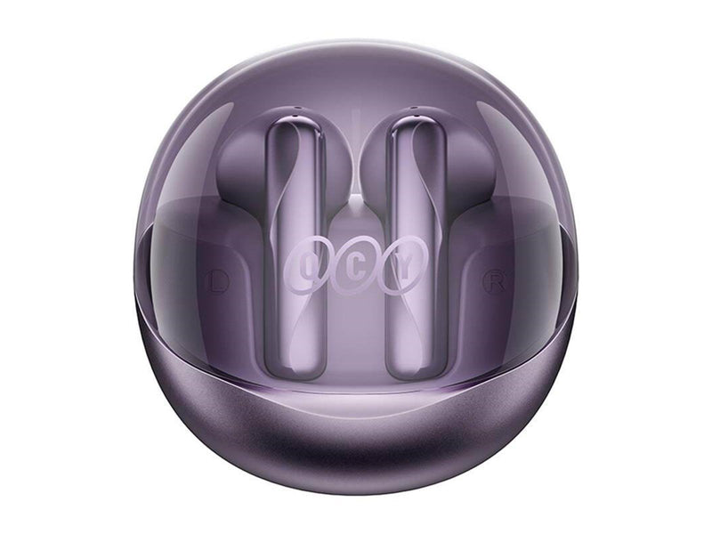 QCY TWS AilyBuds Clear T32 Headphones (purple)