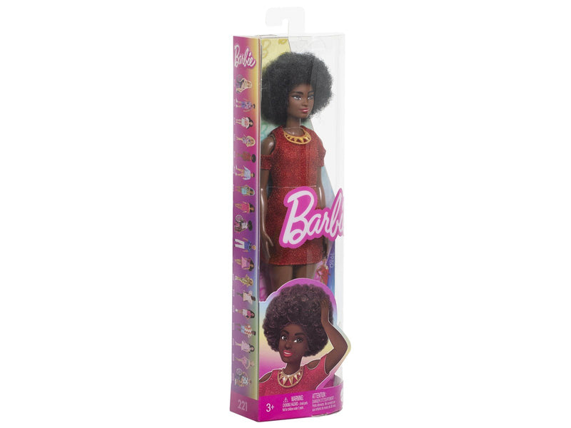 Barbie Fashionistas Doll 221 With Natural Black Hair
