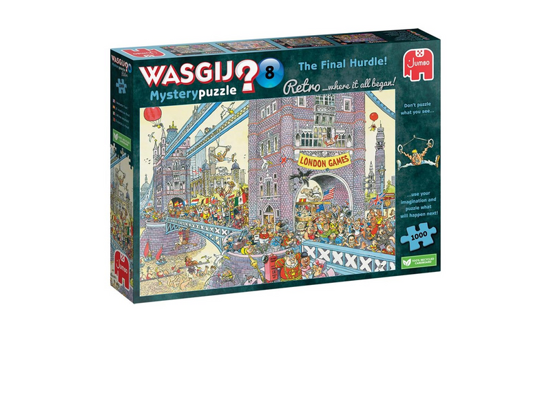 Wasgij Retro Mystery Puzzle 8 The Final Hurdle! (1000)
