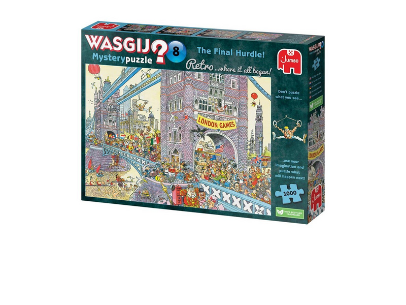 Wasgij Retro Mystery Puzzle 8 The Final Hurdle! (1000)