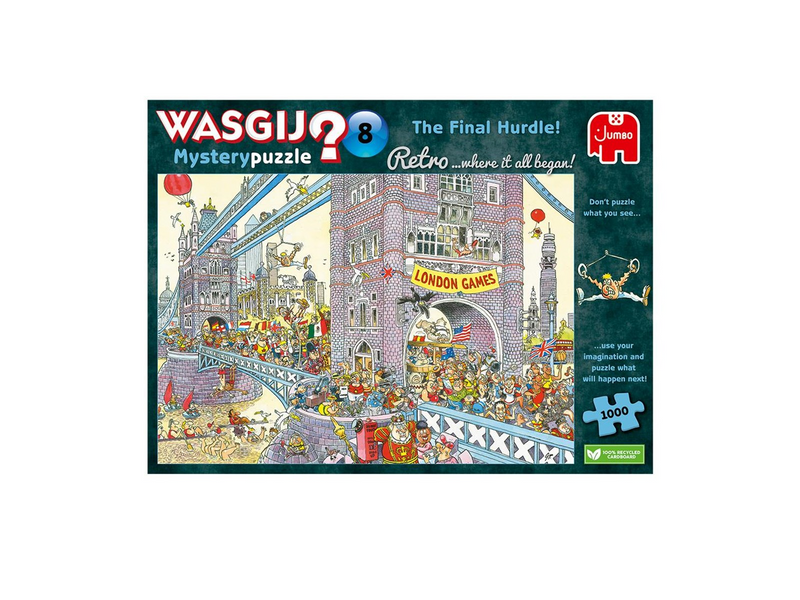 Wasgij Retro Mystery Puzzle 8 The Final Hurdle! (1000)