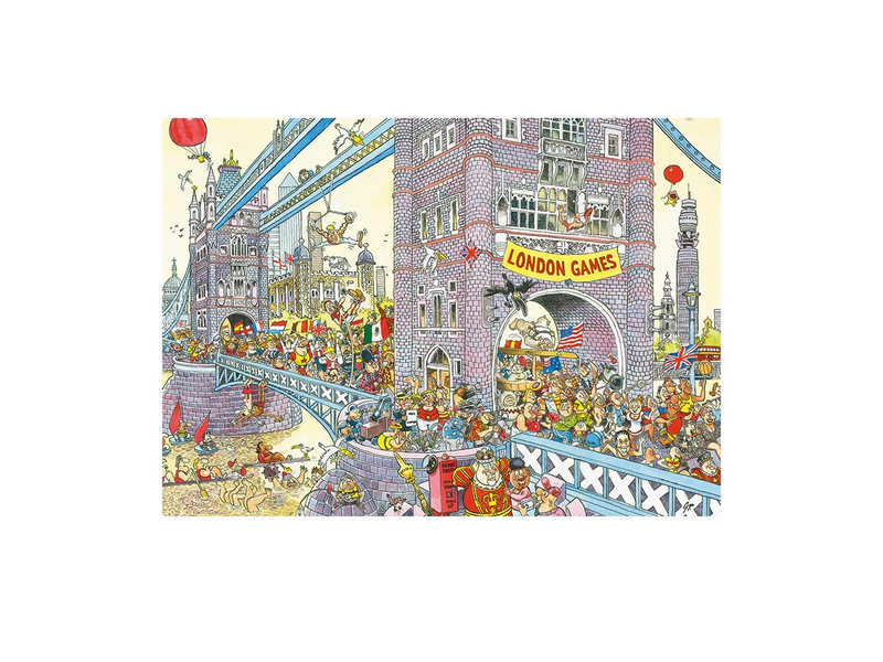 Wasgij Retro Mystery Puzzle 8 The Final Hurdle! (1000)