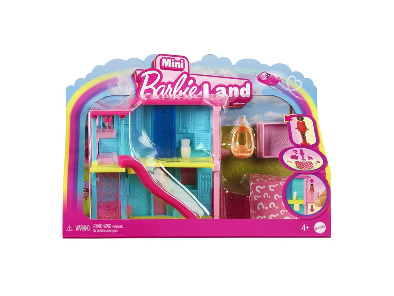 Barbie Mini land Dream House - Pink Slide & Swing