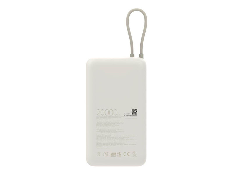 Xiaomi 33W (Integrated Cable) Powerbank (Akku) - Beige - 20000 mAh