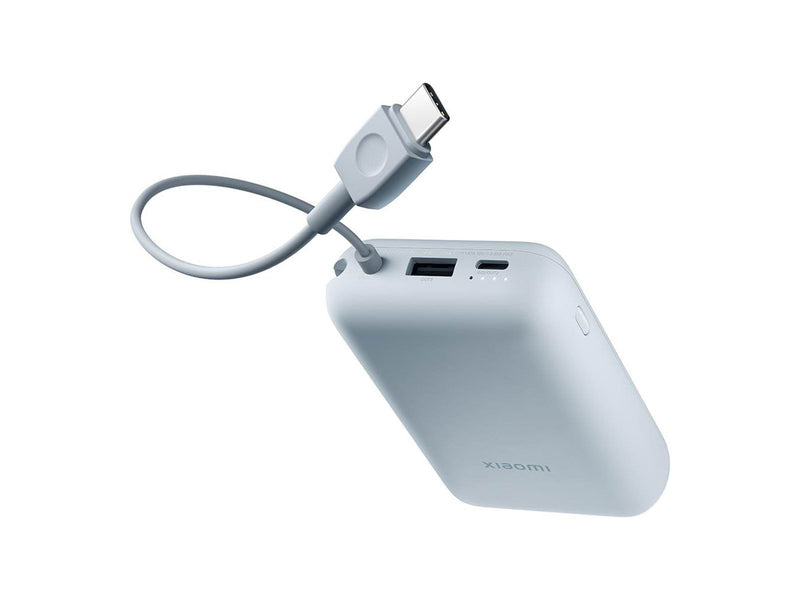 Xiaomi 22.5W (Integrated Cable) Powerbank (Akku) - Blau - 10000 mAh