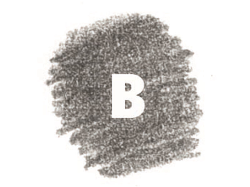 Staedtler Pencil Mars Lumograph B   12 pcs