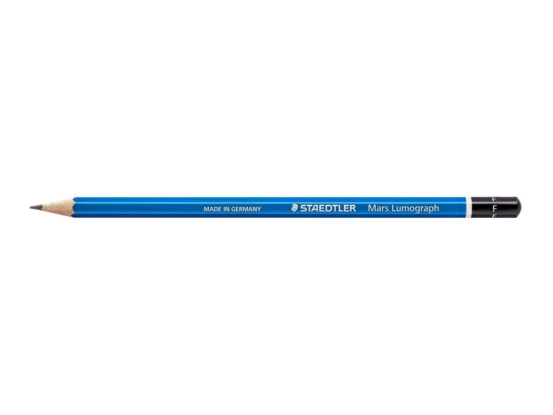 Staedtler Pencil Mars Lumograph F   12 pcs