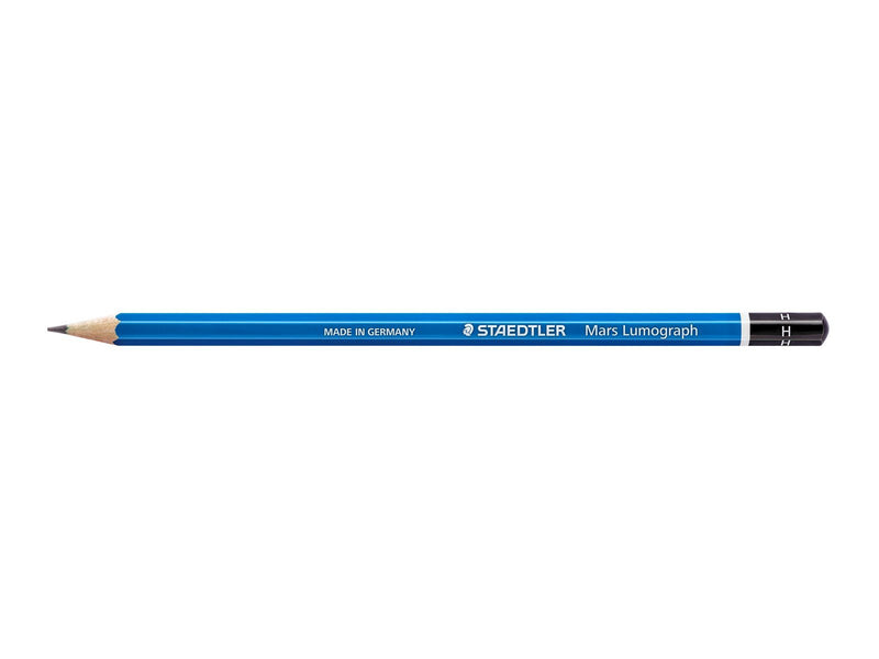 Staedtler Pencil Mars Lumograph H   12 pcs