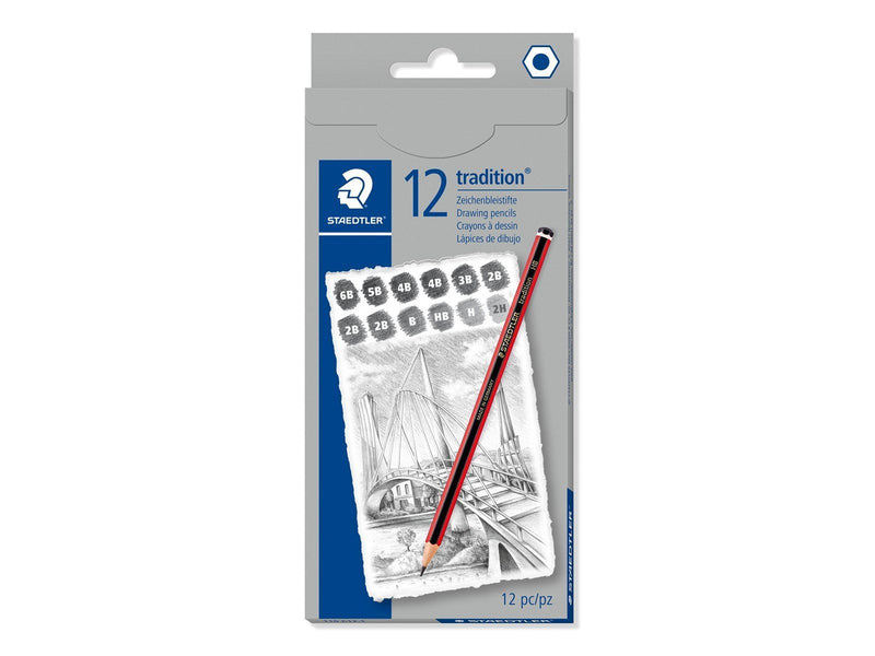 Staedtler Pencil tradition 12pc set 100% PEFC