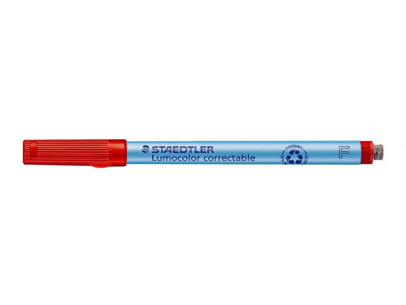 Staedtler OHP pen Lumocolor correctable 10 pcs  F red