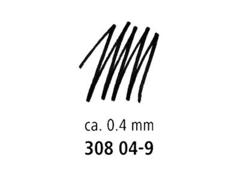 Staedtler Fineliner pigment liner 10 pcs  0.4mm black