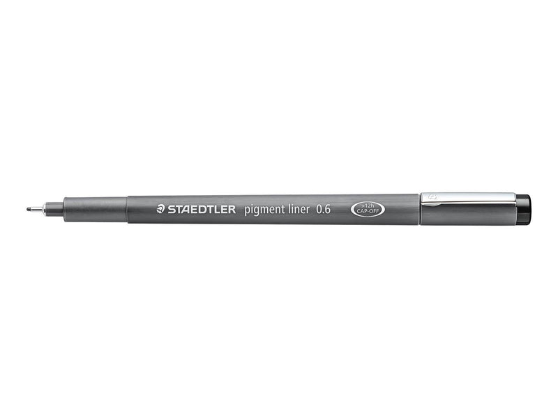 Staedtler Fineliner pigment liner 10 pcs  0.6mm black