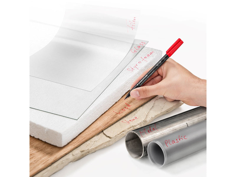 Staedtler Universal pen Lumocolor perm.S 10 pcs red