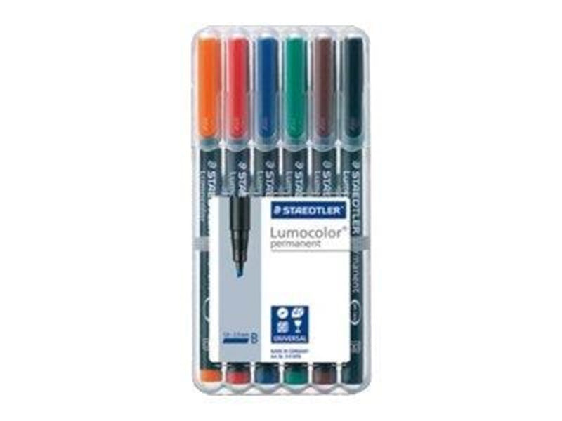 Staedtler Universal pen Lumocolor perm B 6pcs