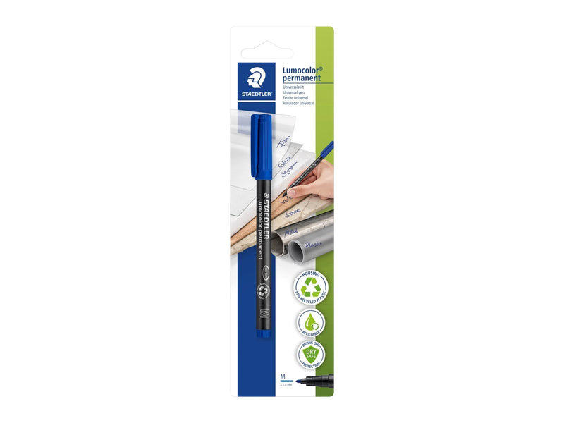 Staedtler Universal pen Lumocolor perm.10 pcs.M blue
