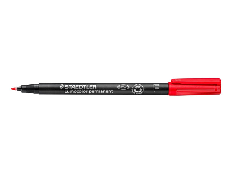 Staedtler Universal pen Lumocolor perm.10 pcs.F red