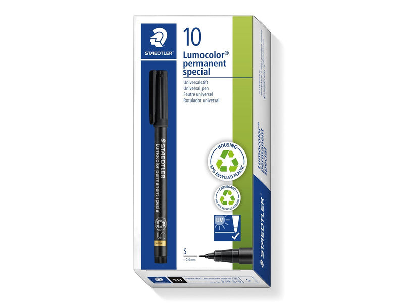 Staedtler Universal pen Lumocolor spec S blac 10 pcs