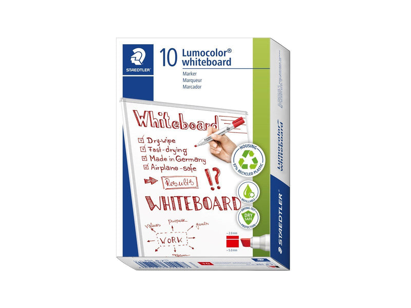 Staedtler Whiteboard marker Lumocolor.10 pcs Red