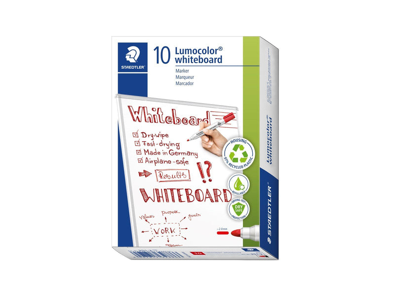 Staedtler Whiteboard marker Lumocolor.10 pcs Red