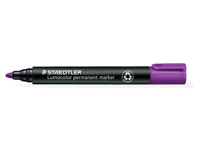 Staedtler Marker Lumocolor permanent.10 pcs Purple