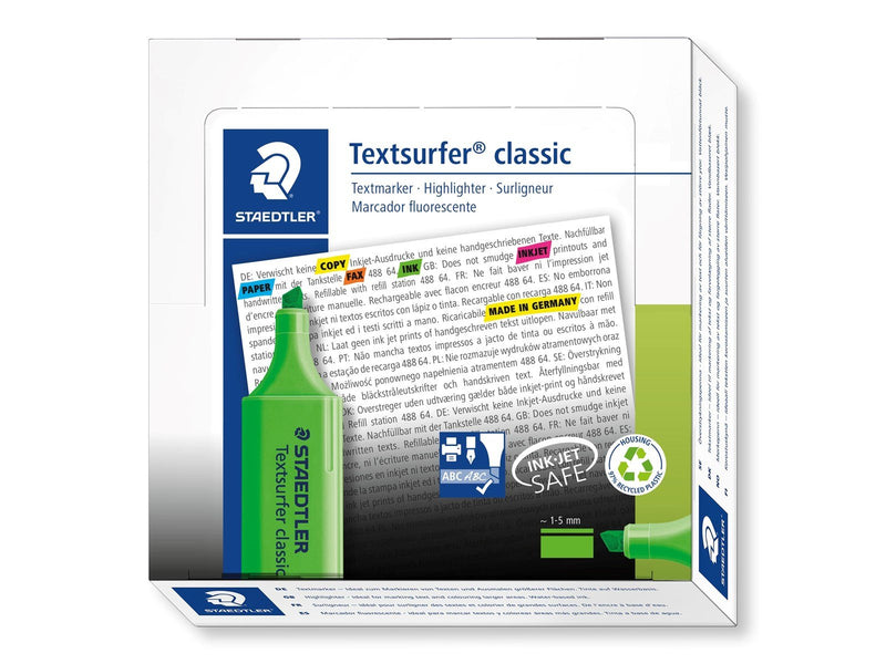 Staedtler Highlighter Textsurfer cl. 10 pcs green