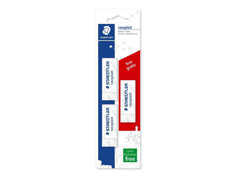 Staedtler Erasers rasoplast blistercard