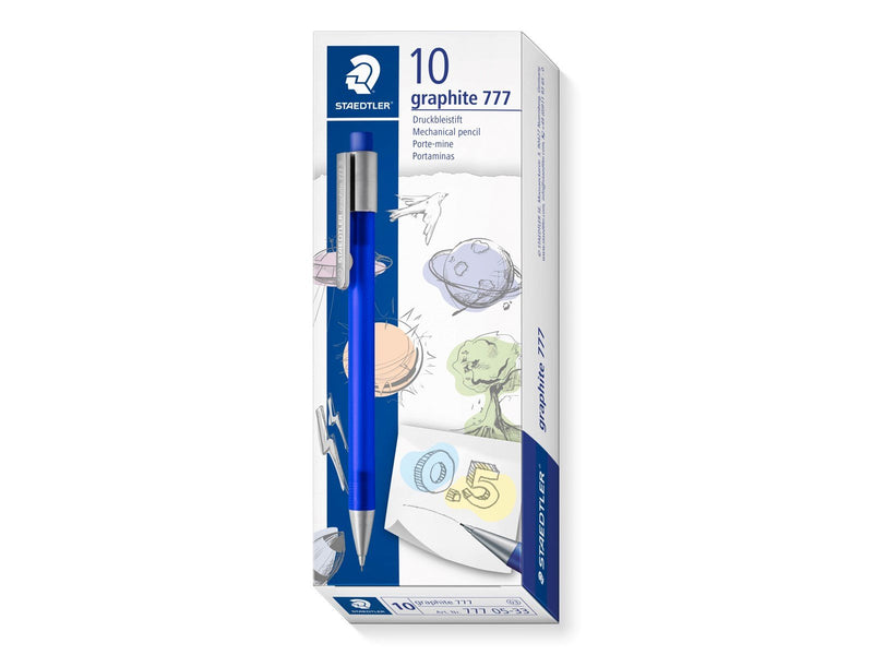 Staedtler Mechanical pencil graph.B 10 pcs  05mm Blue