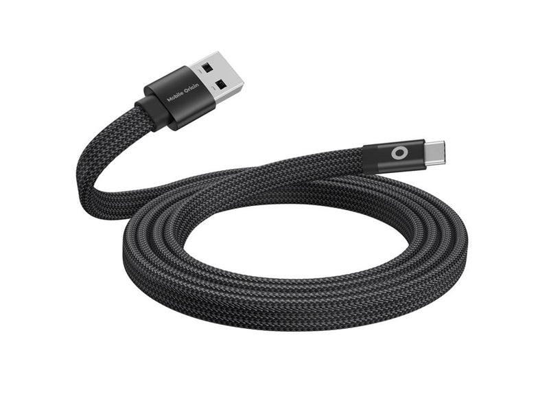 Mobile Origin Magnetic Flat Patented Original Cable USB-A to USB-C - 1m - Black