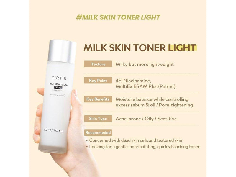 TirTir - Milk Skin Toner Light 150 ml
