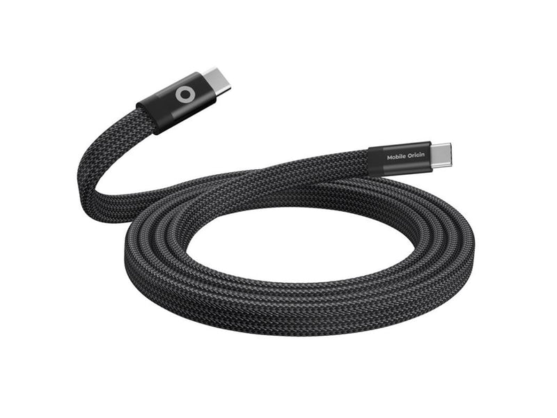 Mobile Origin Magnetic Flat Patented Original Cable USB-C to USB-C - 1m - Black