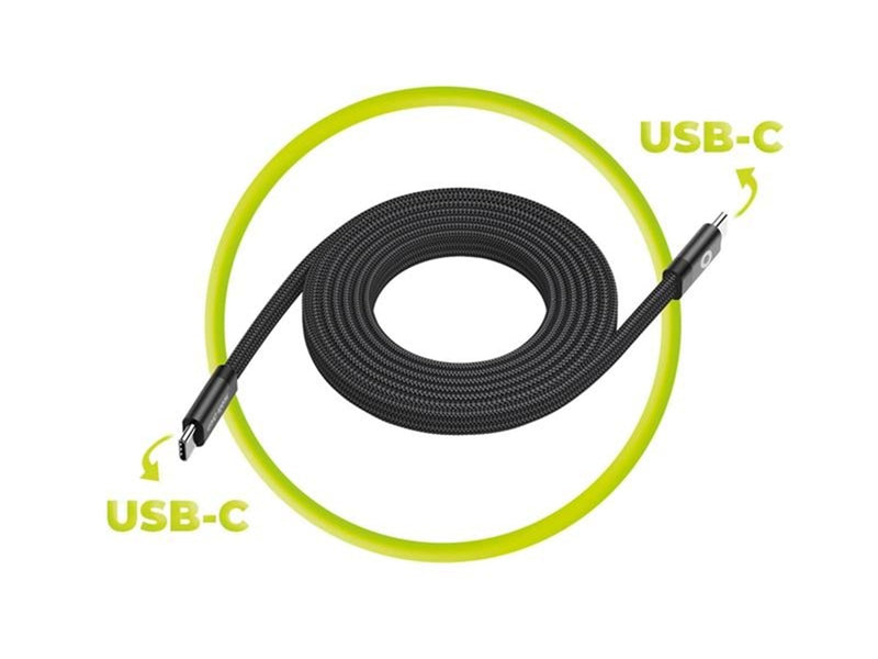 Mobile Origin Magnetic Flat Patented Original Cable USB-C to USB-C - 1m - Black
