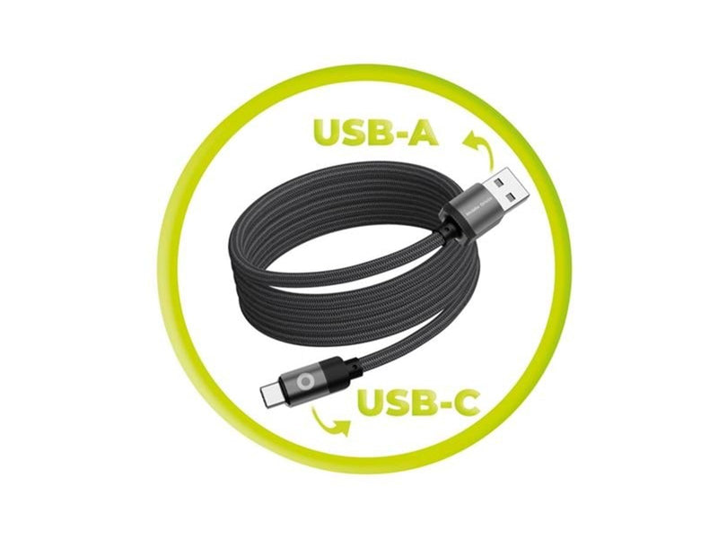 Mobile Origin Magnetic Patented Original Cable USB-A to USB-C - 1m - Black
